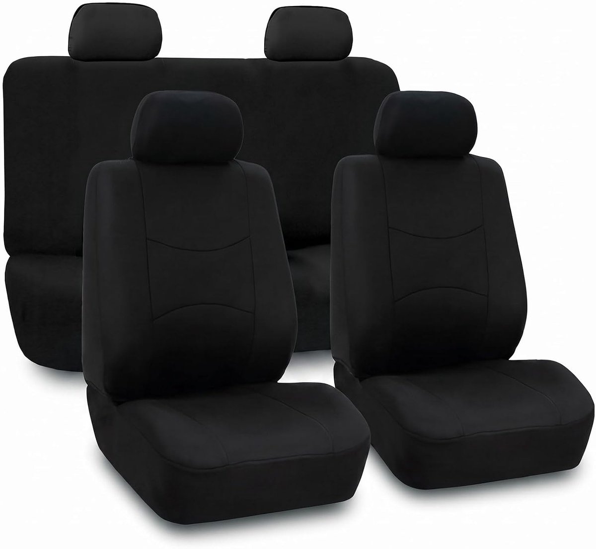 Autostoelhoezen 5-zits universeel - trendy kleurencombinaties - ademend en duurzaam - SnelShoppen