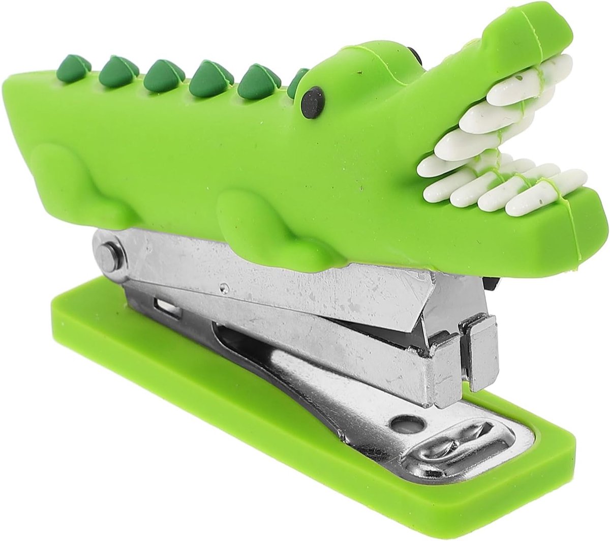 Nietmachine - nietpistool - nietpistol - mini nietmachine - Handnietmachine - Handnietmachine - Compact & Kleurrijk voor Kantoor, School en Reizen - 1stuk - Groen