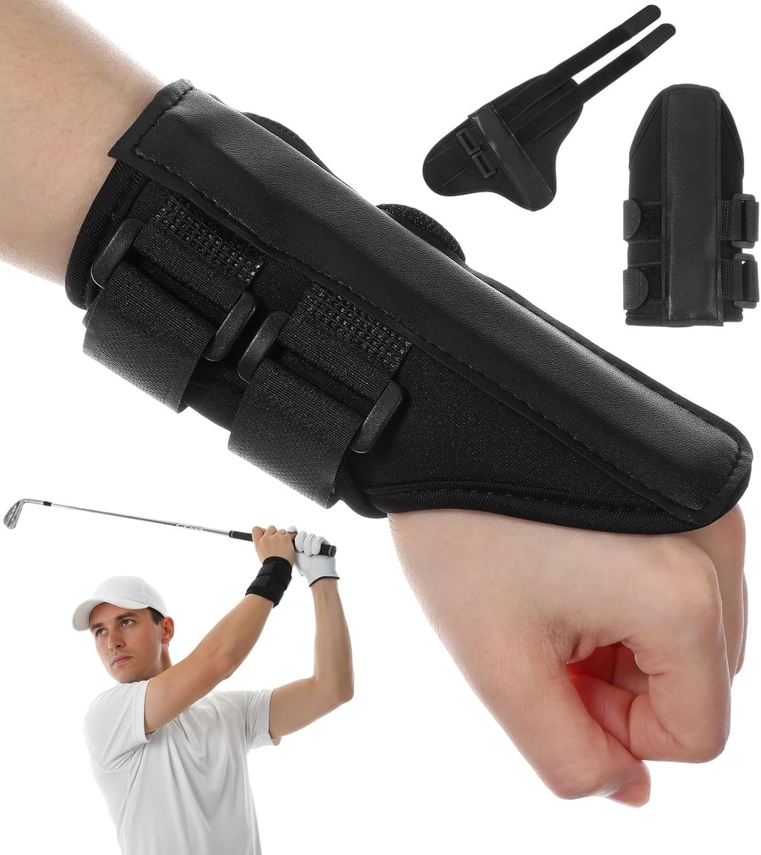 Claoner Golf polstrainer - Verstelbare polssteun - Voor beginners en professionals - Houdingcorrectie - Swing training