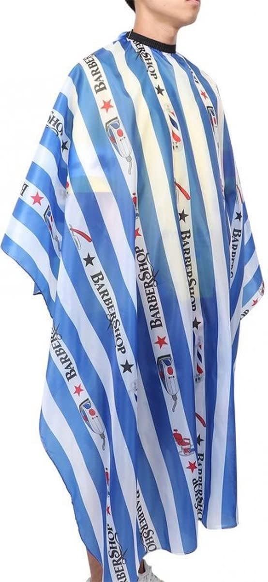 Kapsalon schort - Waterproof - Blauw/Wit - Geschikt voor kappers - ShopVlot