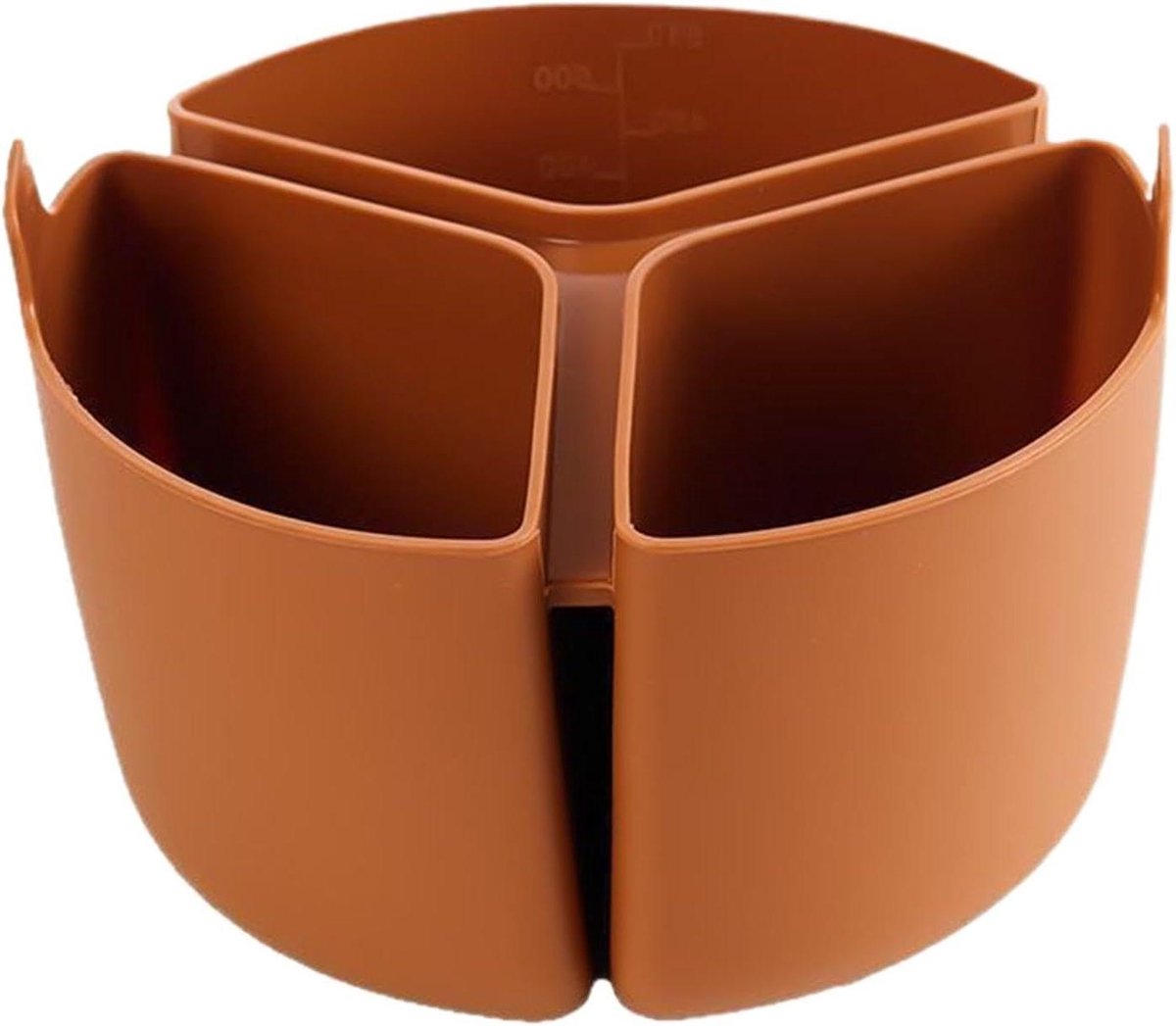 Slow Cooker Liner - Pot Divider - Maaltijden Scheiden - Dubbele Maaltijd Bereiding - 18 x 12 cm - Bruin
