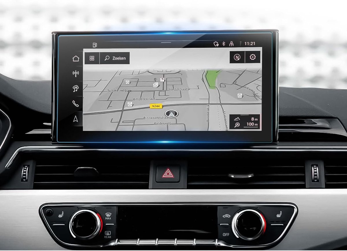 10,1 inch MIB 3 infotainment systeem pantserglas beschermfolie compatibel met A-udi A5 Q5 2020-2025 – gehard glas - ShopVlot