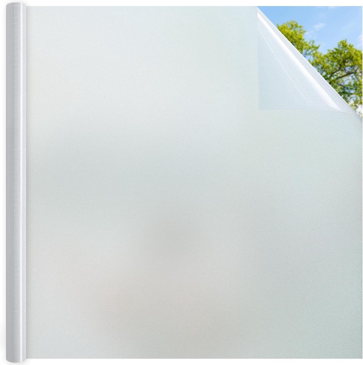 Privacyfolie 44.5x200cm - Melkglas Film - UV-bescherming - Ideaal voor badkamer - SnelShoppen