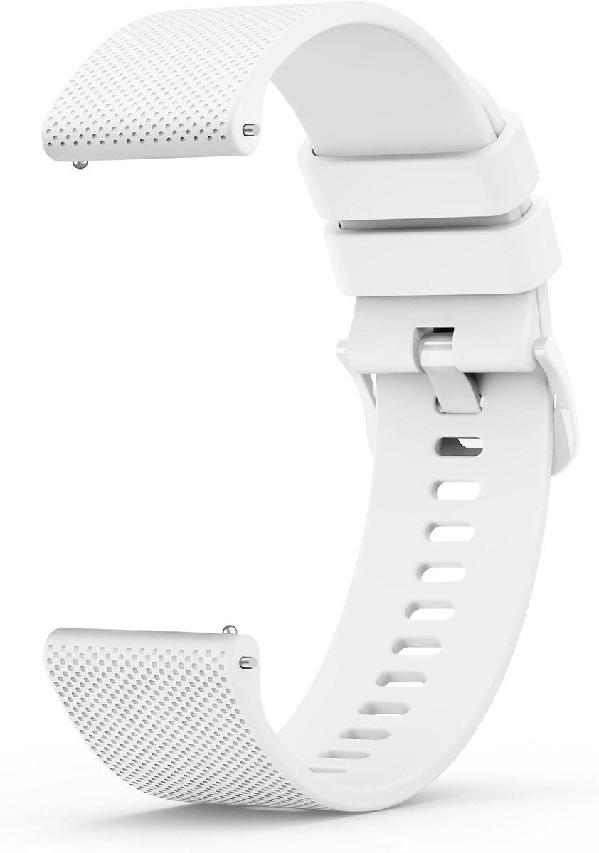 Horlogeband 20 mm 22 mm - Siliconen - Snelle sluiting - Comfortabel voor dagelijks gebruik - SnelShoppen