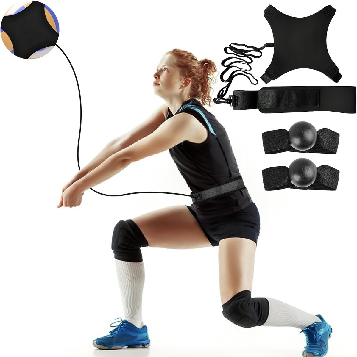 Volleybal Spike Trainer - Verstelbare riem - Comfortabel en stabiel - Verbeter je sprongkracht - ShopVlot