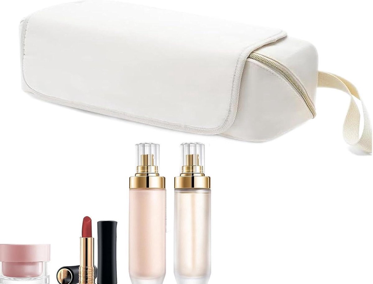 Reistas Haargereedschap - Krultang Organizer - Haarstyling Organiseren - Hittebestendig Kussen - 42.5 x 15.7 x 15.7 cm - Beige