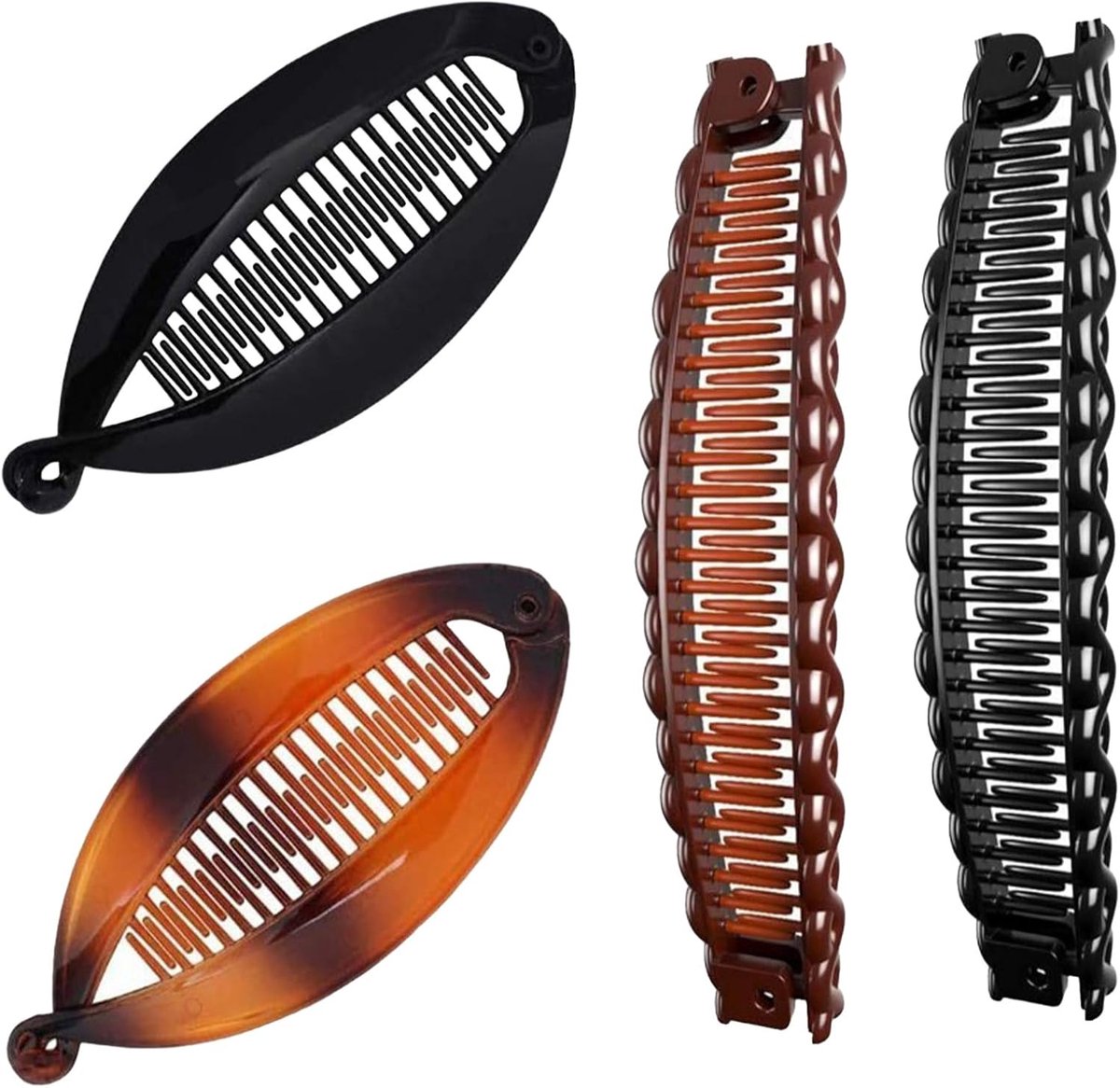 Haarnetje - Vintage Vissenstaart Haarspeld - 3 Stuks - Voor Lang Golvend Haar - ShopVlot