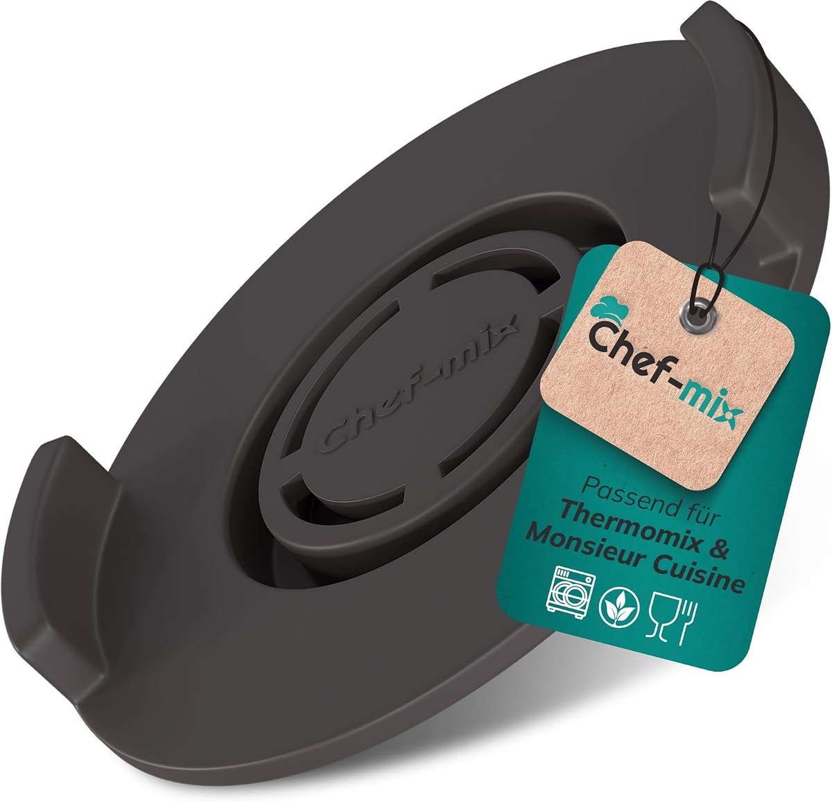 Spatstop Thermomix deksel - siliconen - veilig en duurzaam - voorkomt morsen - ShopVlot