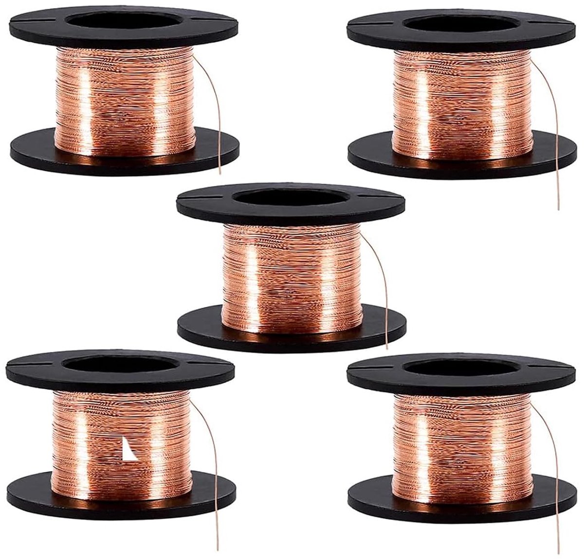 Koperdraad, Magneetwikkeling Geleidbaarheid Isolatiedraad Geëmailleerde Jumper Reparatielijn 0,1 Mm Verbindingsprecisie Moederbord Solderen Transformator Luidsprekers Inducto