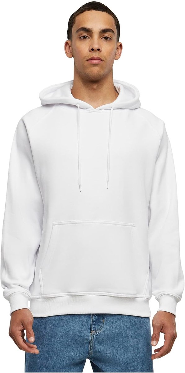 Classics Blank Hoody Trui met capuchon zwart Basics, Street wear