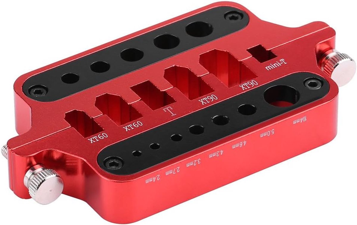 Jig Aid, Aluminiumlegierung Multifunktions L?tstation Jig Aid f¨¹r XT60 XT90 T Bananenstecker