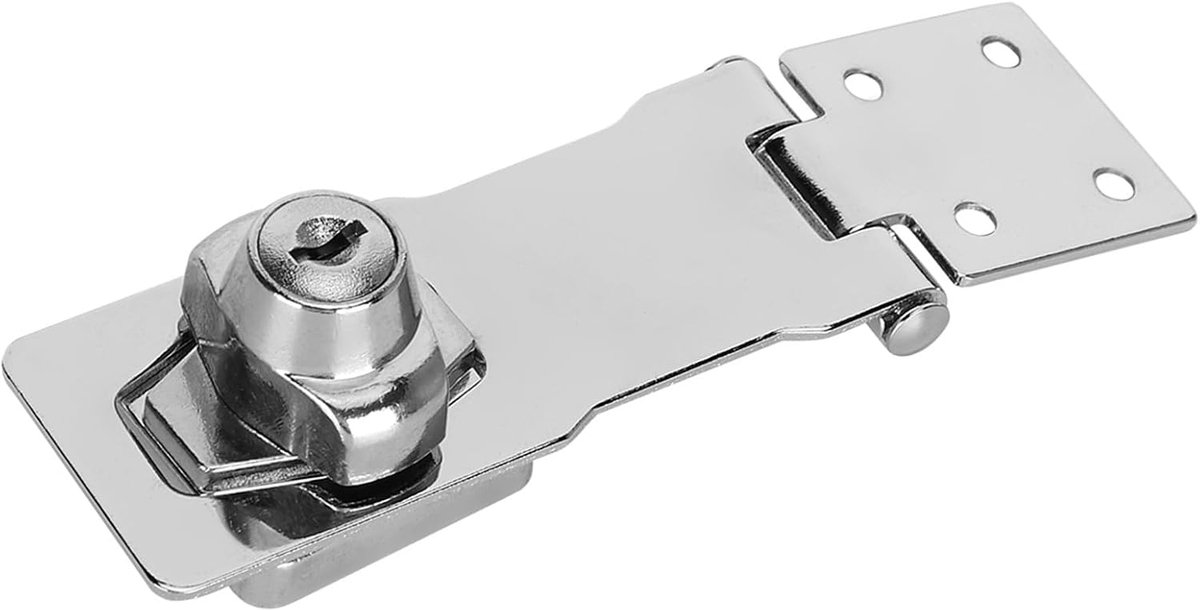 Slot, Anti-diefstal Beveiliging Kast Lade Deurslot Hasp Hardware Fittingen met Super Anti-diefstal Mogelijkheid, voor Kasten Diepvriezers Kasten Deuren