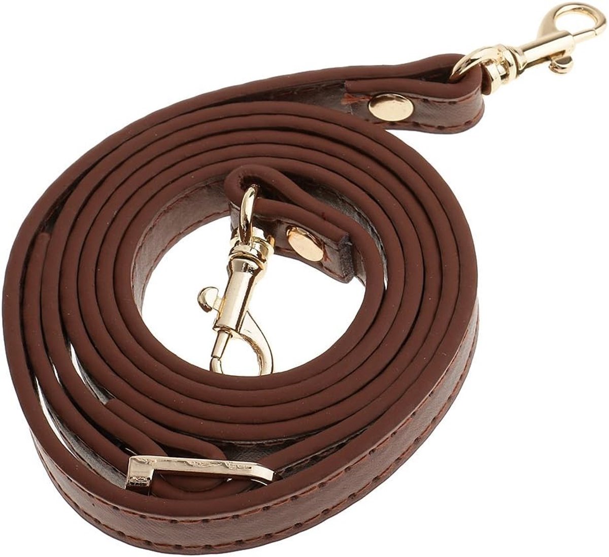 Handtas met handvat, DIY, portemonnee, productie, riem van PU-leer, schoudertas, accessoires, lengte verstelbaar, 120 cm, bruin