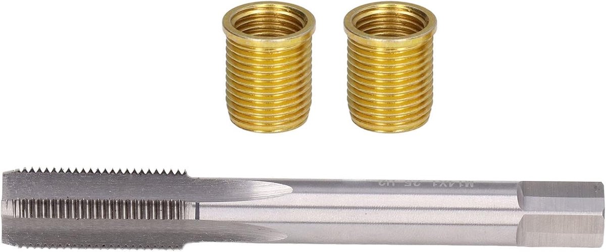 Schroefdraad Reparatieset Bougie 12 mm Inzet M14x125Tap Plugs M12x125 Inserts M14x125 Terug Tap Tool M12x1 25 12x125 Time Sert 2001 F350 Town Car