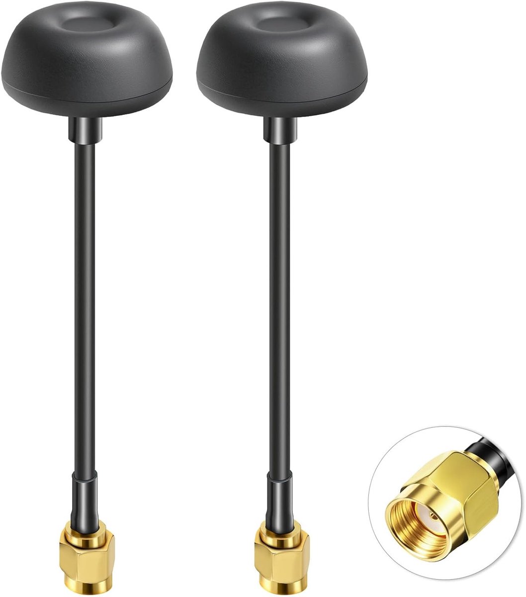 5,8GHz FPV Antenne 2-Pack, RHCP Pagoda Antennes met RP-SMA Connector, 5dBi Versterking, voor FPV Drone, Quadcopter, Bril, Zender & Ontvanger