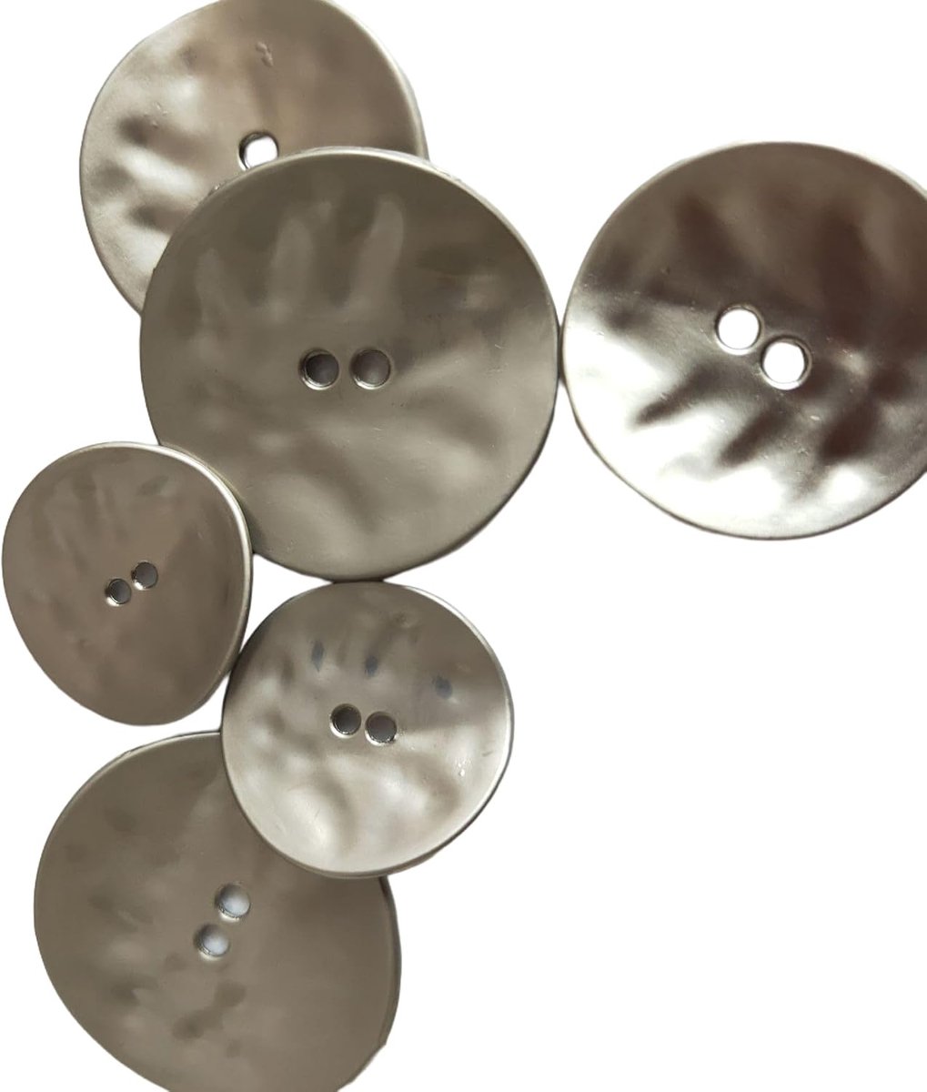 Knopen om te naaien, 2-gaats ronde knopen decoratief, modieuze knutselknopen, kledingknopen, knopen voor doe-het-zelf naaien, jurken, mantels, vesten, pak, overhemd