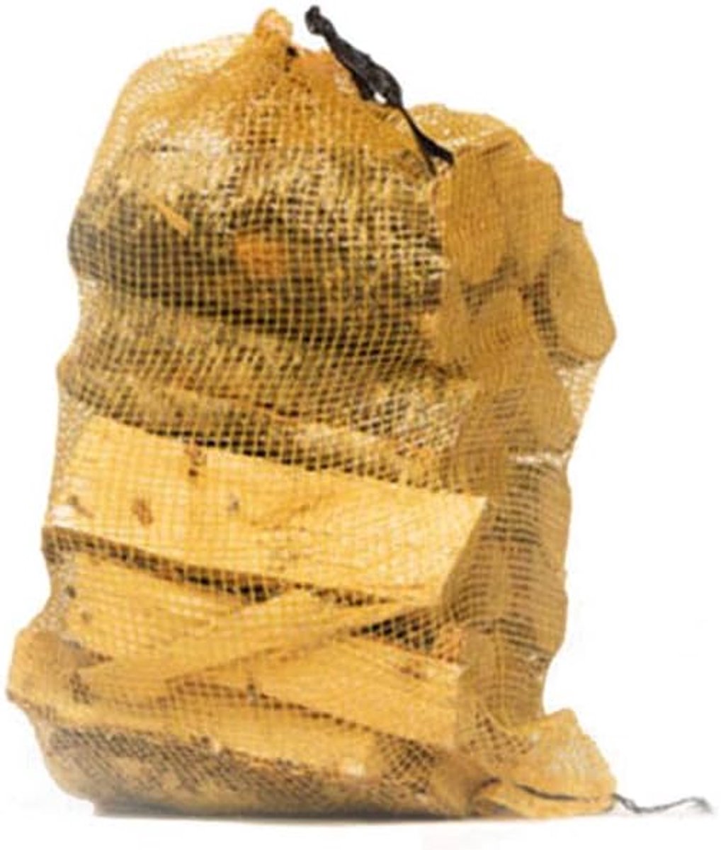 Zilveren berkenoven gedroogd hardhout 30L netto, 18% vocht, klaar om droog brandhout te verbranden voor houtkachels, open haarden, pizzaovens, chiminea, kampvuren