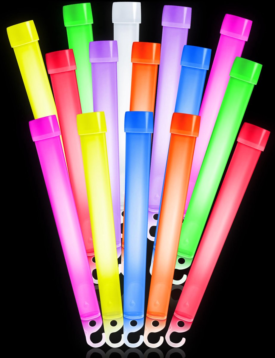 Glowsticks 15 Pack - 15 inch - Gemengde kleuren - 14 uur verlichting voor feesten - ShopVlot