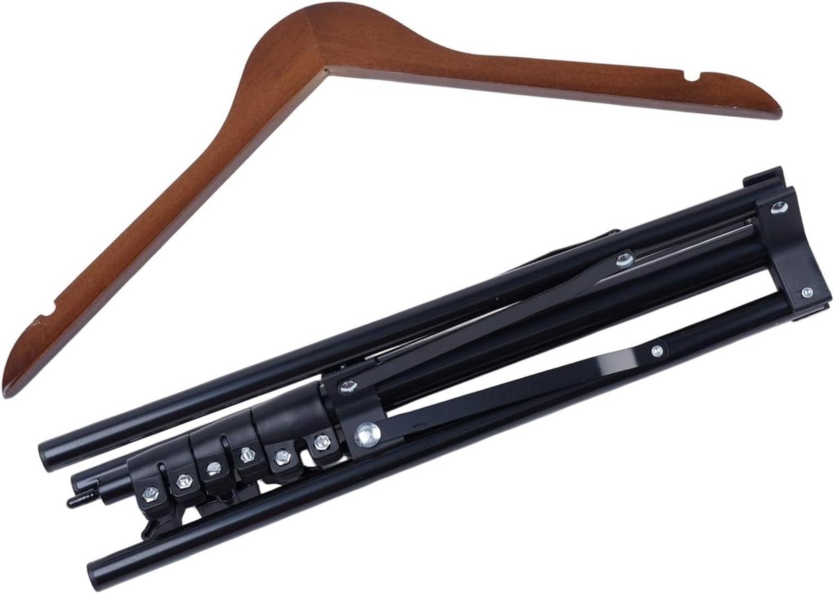 Kledingstomer Stand - Stoomhulp Kledingrek - Kleding Stomen - Draaibare Houten Hanger - 32-36 inch - Meerkleurig