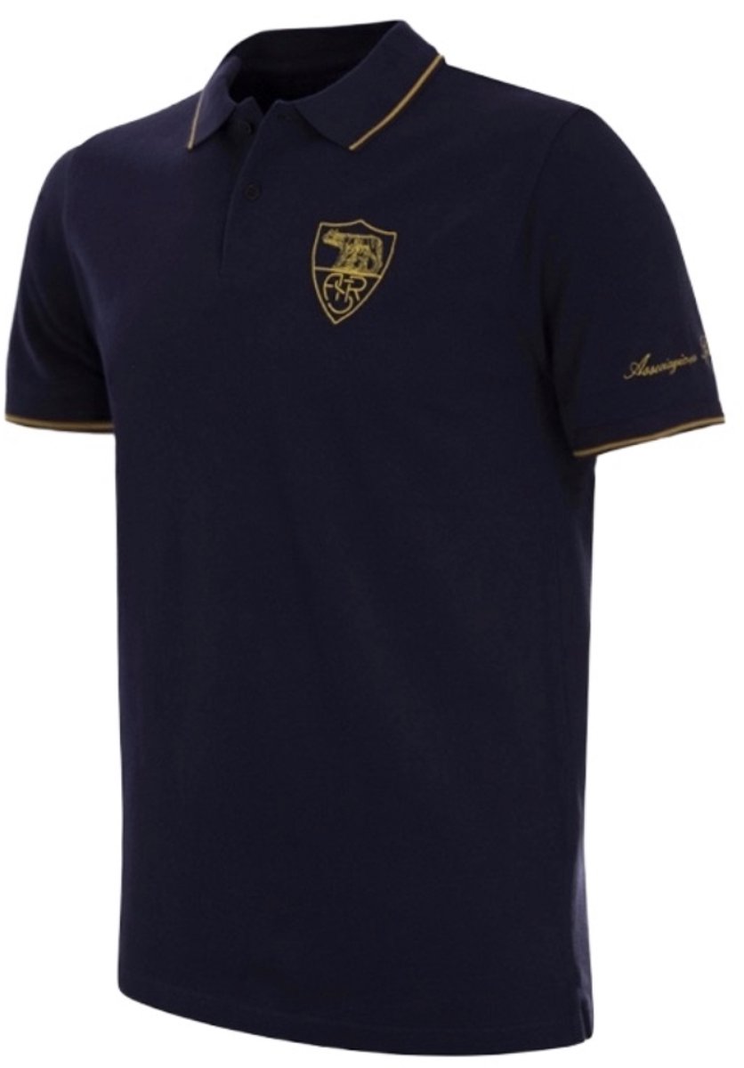 COPA - AS Roma Heritage Polo - Heren - Korte Mouw - Blauw - M