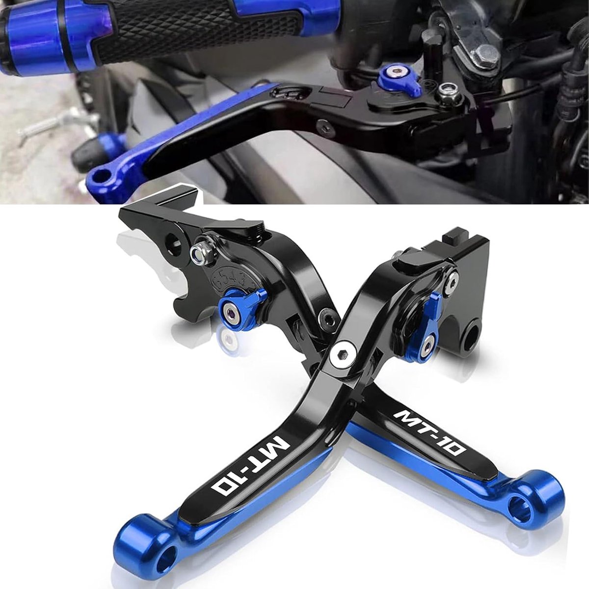 Motorfiets Koppeling en Remhendels Set - CNC Aluminium - Zwart - Verbeterde controle en comfort - ShopVlot