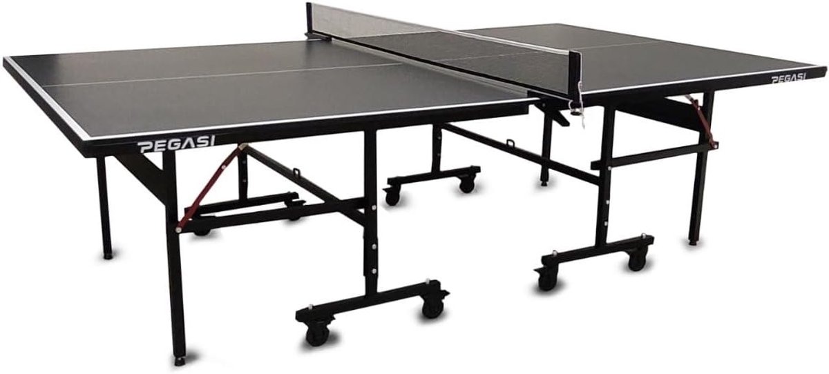 Tafeltennistafel Pegasi Office 250 - Indoor - Zwart 2.0 - Compact en eenvoudig op te bergen - ShopVlot