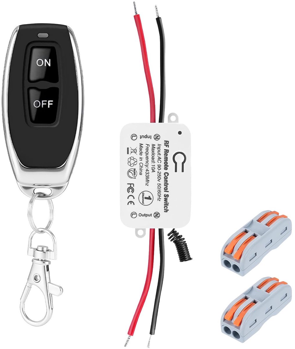 Draadloze lichtschakelaar set - batterijlvrij - kinetische energie - ideaal voor binnen en buiten - ShopVlot