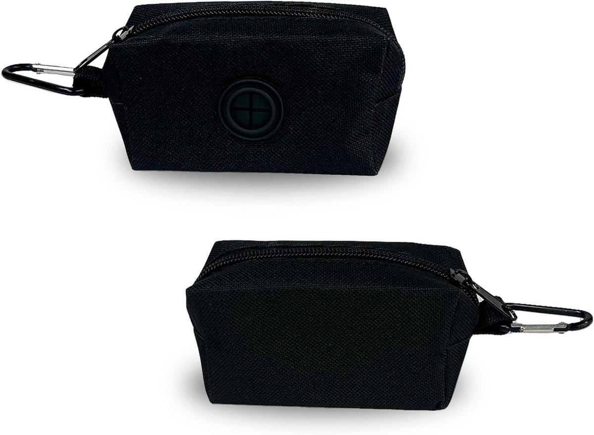 Hondenpoepzakhouder 2 Pack - Handfree Dispenser - Met metalen clip - Geschikt voor elke hondenlijn - ShopVlot