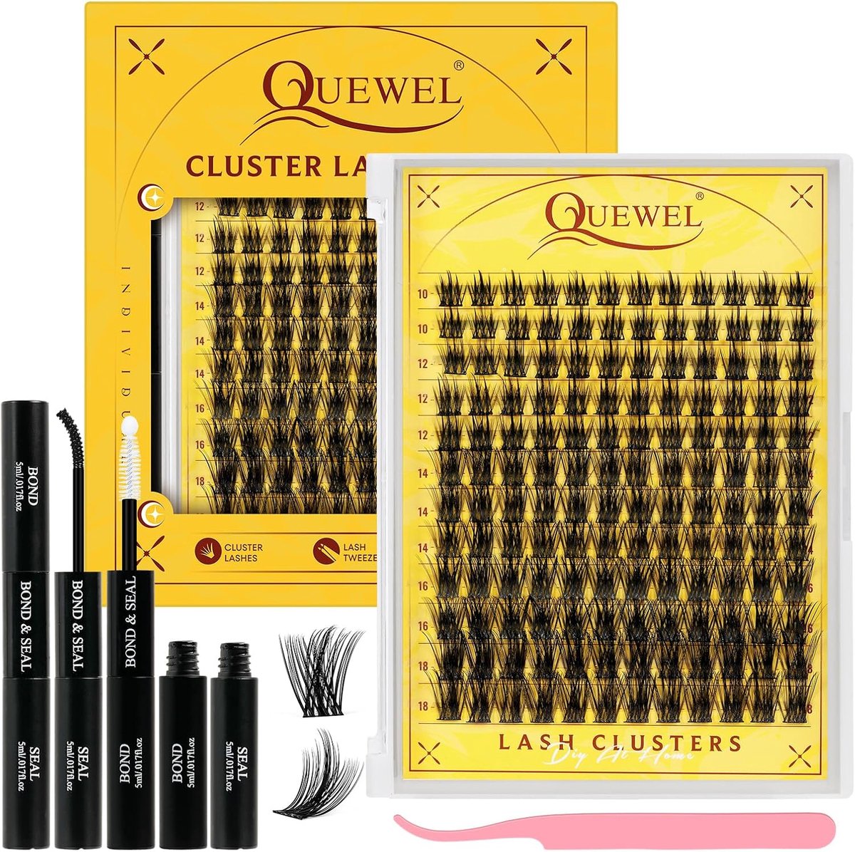 Wimperextensions set 144 stuks - Delicate wimperextensions - Inclusief wimperlijm en seal - ShopVlot
