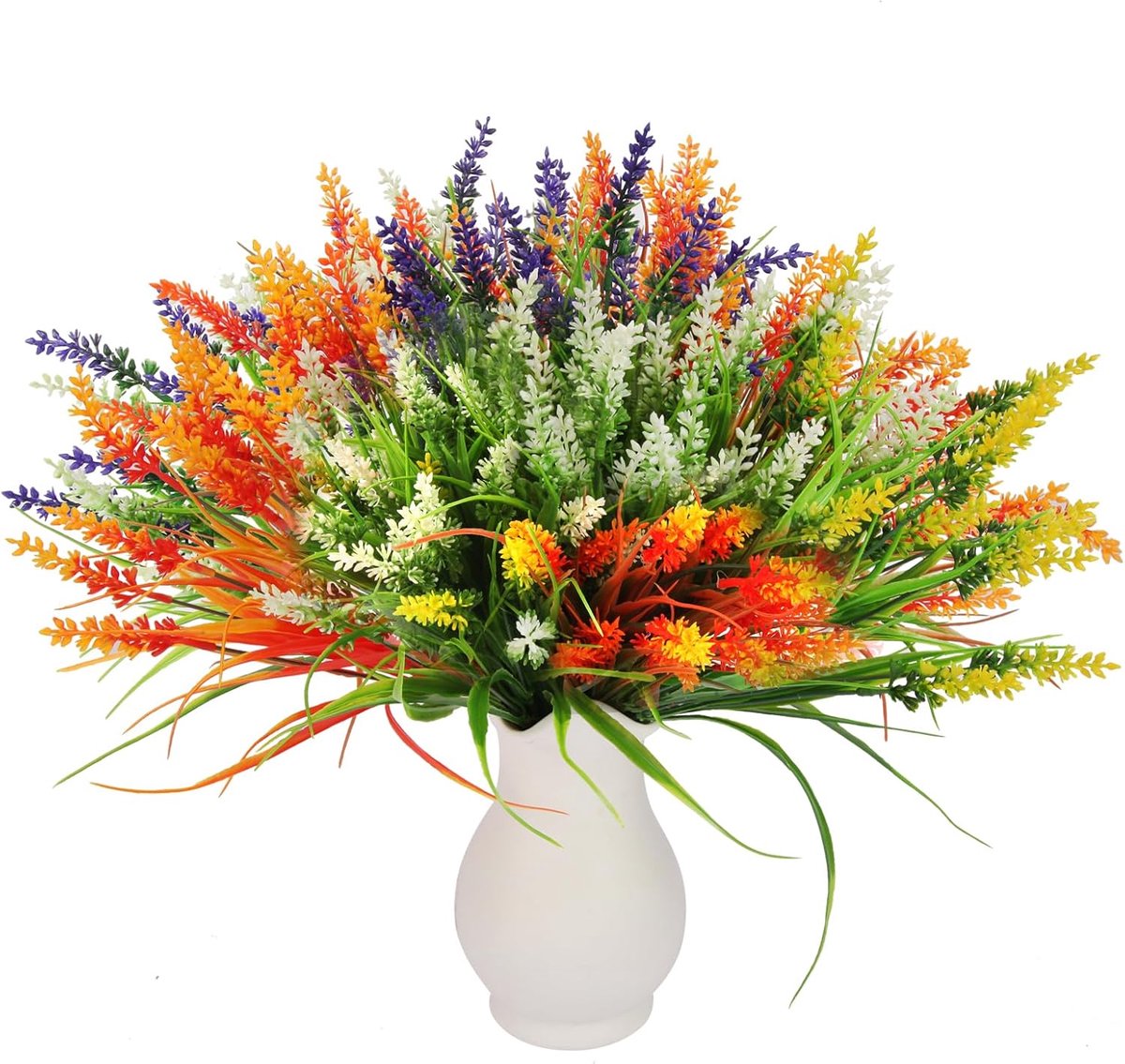 Kunstmatige lavendel bloemen 18 bundels - onderhoudsvrij - realistische uitstraling - perfect voor tuin en balkon - SnelShoppen