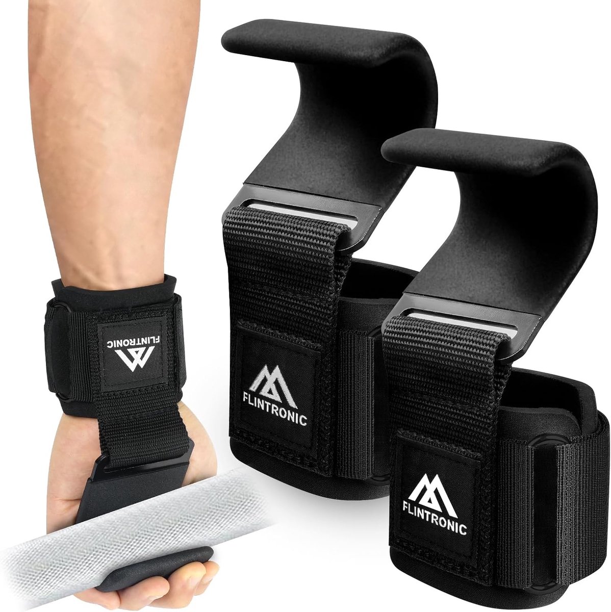 Power lifting straps - sterke grip - voor krachttraining - 1 stuk - SnelShoppen