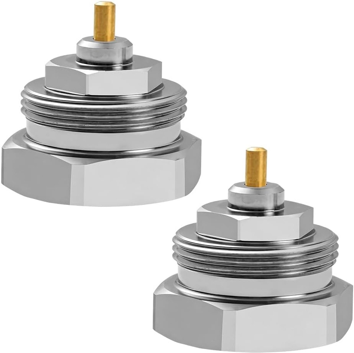 Radiatoradapter M30 x 1,0 naar M30 x 1,5 - 2 stuks - voor oude Oventrop-ventielen - SnelShoppen