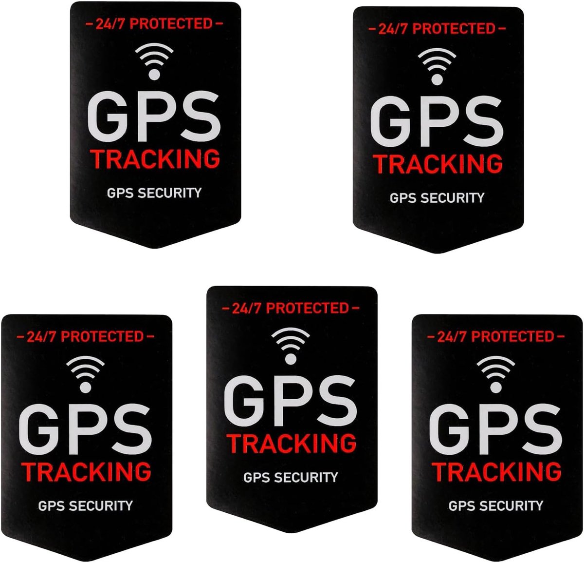 Fiets diefstalbescherming: 5 premium GPS-trackers - weerbestendige stickers - binnen en buiten gebruik - SnelShoppen