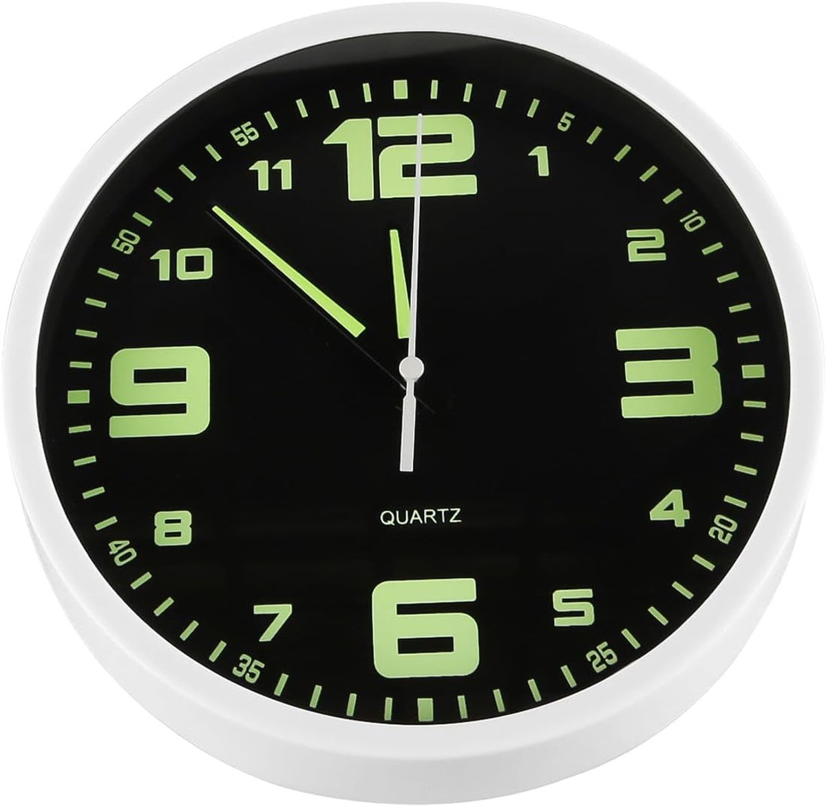 Wandklok 20 cm - Luminous Retro Klok - Modern Design - Perfect voor Woonkamer en Keuken - SnelShoppen