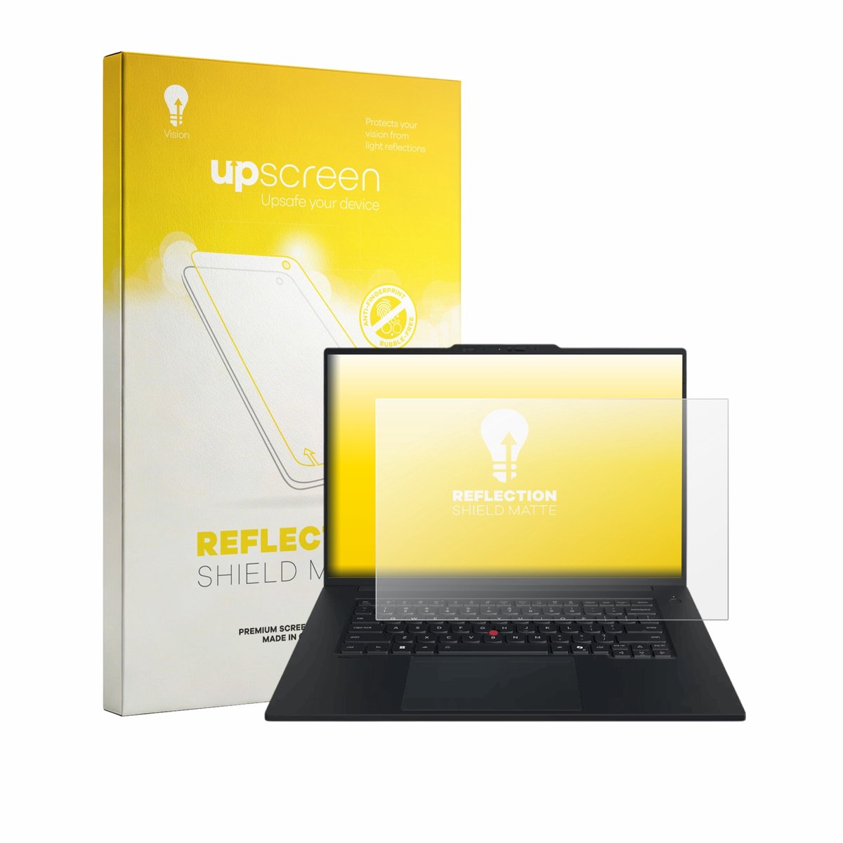 upscreen - Screenprotector voor Lenovo ThinkPad T1g Gen 9 - Folie Beschermfolie anti glare matte