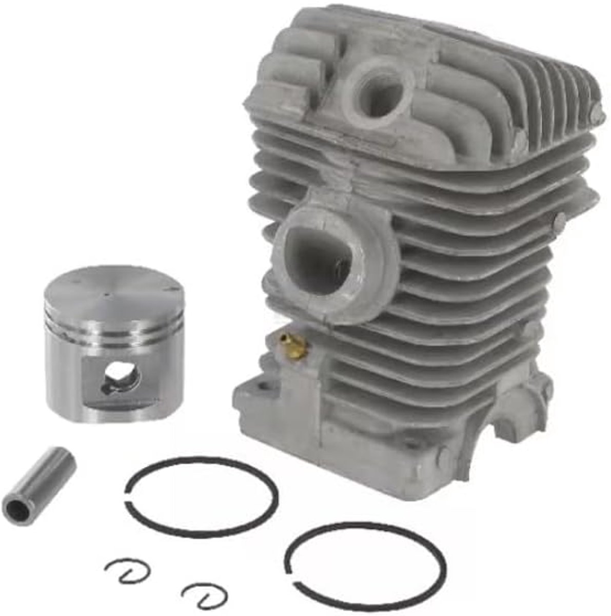 Cilinder 40 mm - Inclusief zuiger en segment - Compatibel met Stihl bosmaaier - Betrouwbare vervanging - ShopVlot
