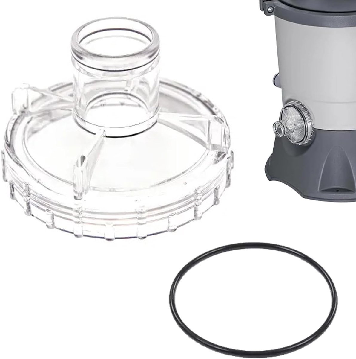 Reserveonderdelen zwembadpomp - deksel zandfilterpomp - beschermt waterpomp - houdt zwembadwater schoon - ShopVlot