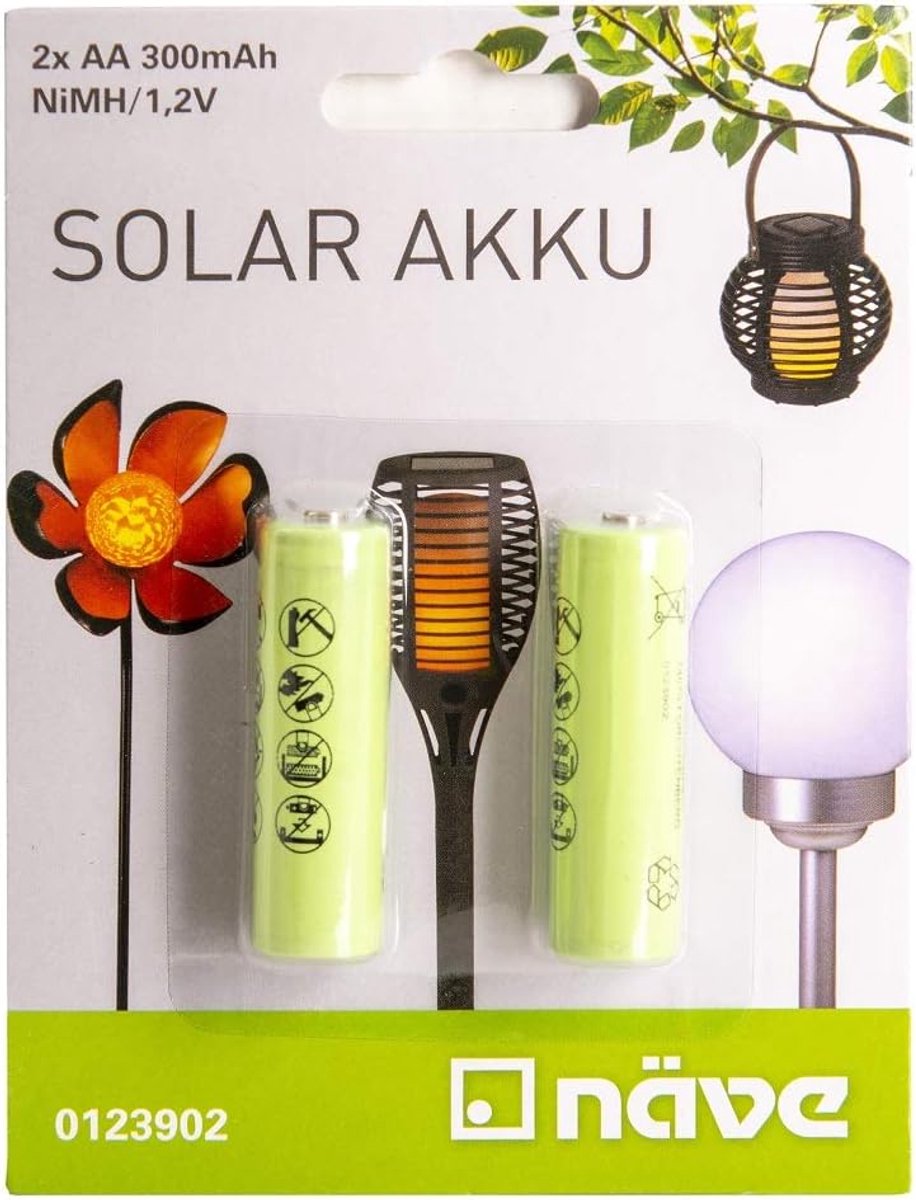 AA oplader 1.2 V/300 mAh - 2-delige set - NiMh - ideaal voor dagelijks gebruik - ShopVlot