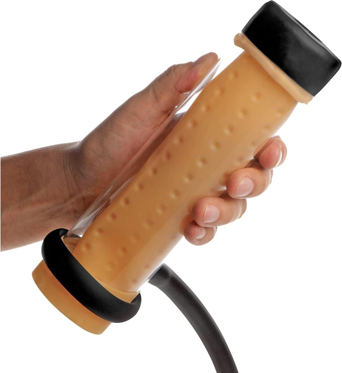 Cilinder met gestructureerde hoes - voor Milker Deluxe Stroker - intensieve stimulatie - eenvoudig schoon te maken - ShopVlot