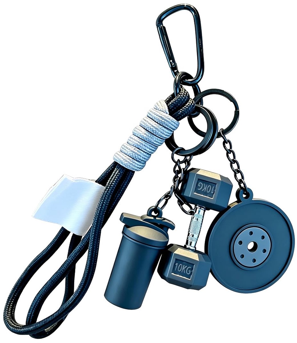 Fitnessjack met dumbbells - zwart - schattige sportaccessoires - ideaal voor training - ShopVlot
