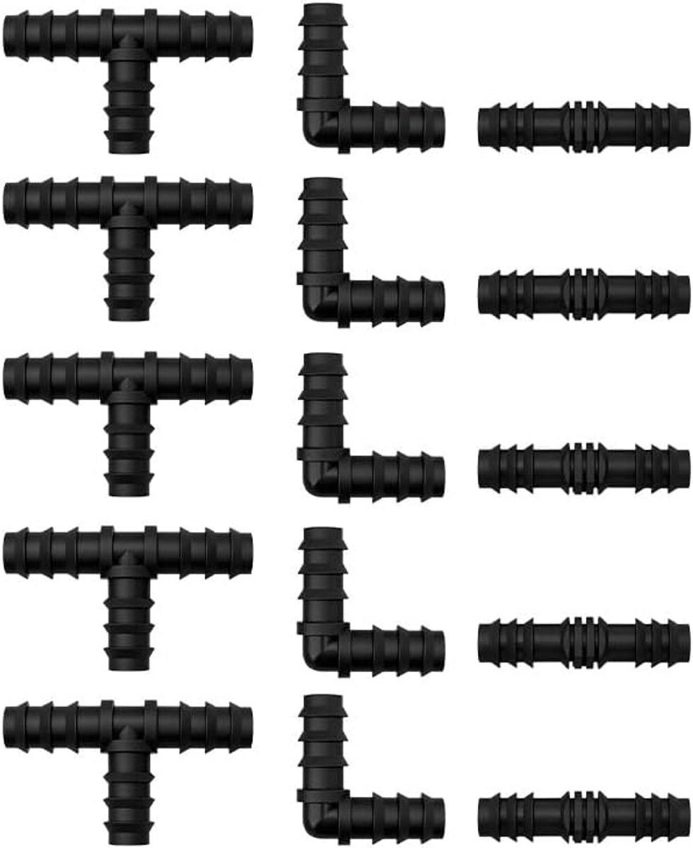 Druppelirrigatie connector fitting - universeel - eenvoudig te installeren - ideaal voor tuinieren - ShopVlot