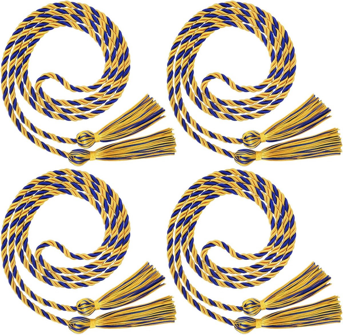 afstudeerkoorden 175 cm - gevlochten polyester - met kwastje - perfect voor ceremonie - ShopVlot