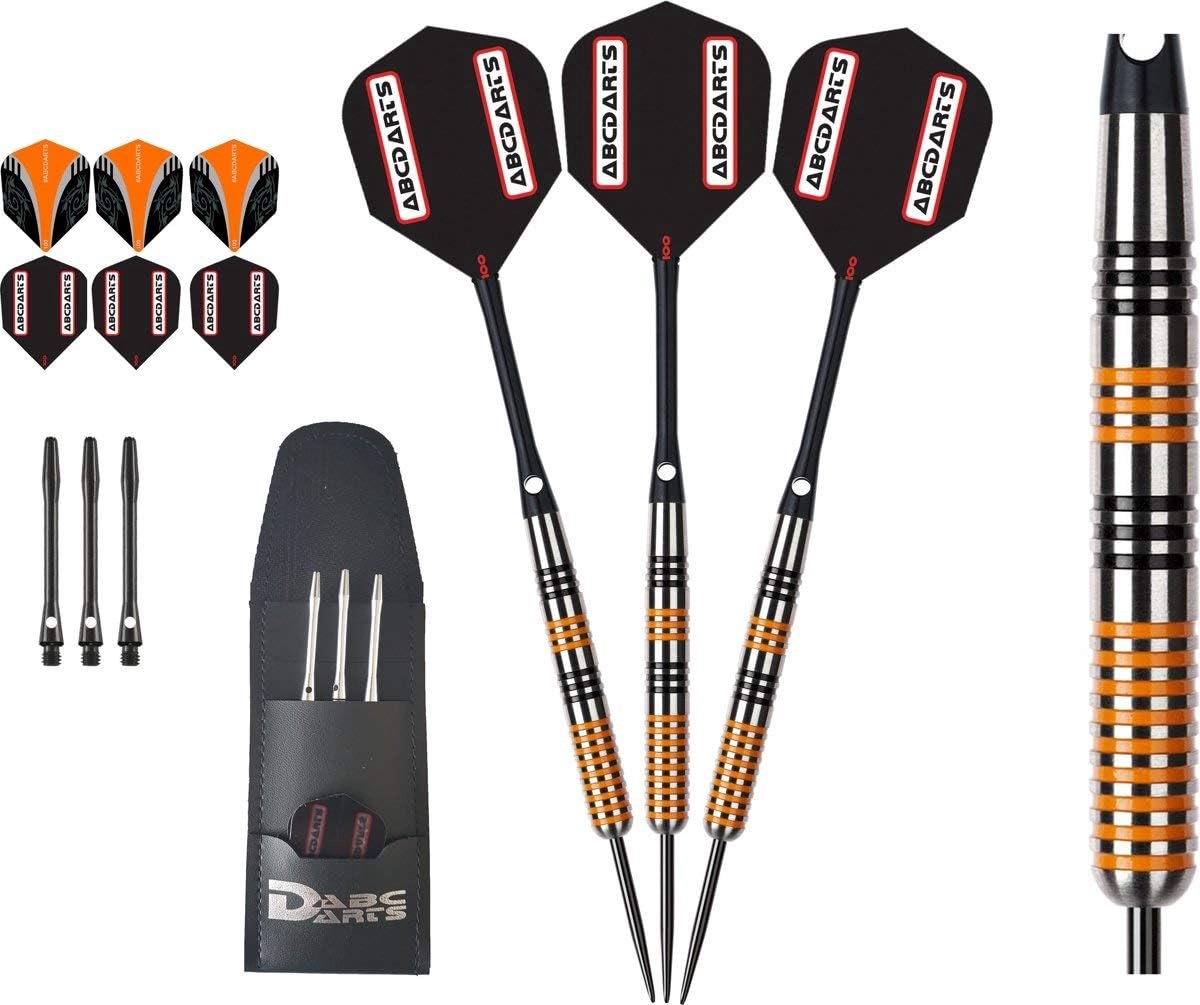 Darts 29 - 90% Tungsten - Zwart, Oranje, Zilver - Professionele precisie - ShopVlot