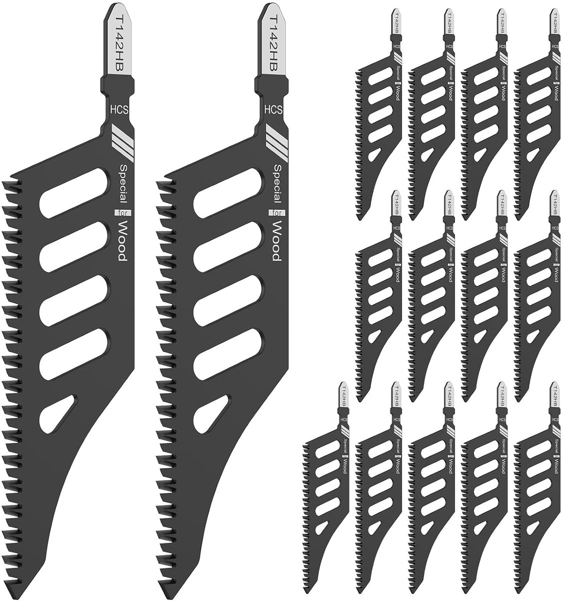 Jigsaw blades 15pcs - Hout - Geschikt voor precisiewerk - Voor diverse zaagklussen - ShopVlot