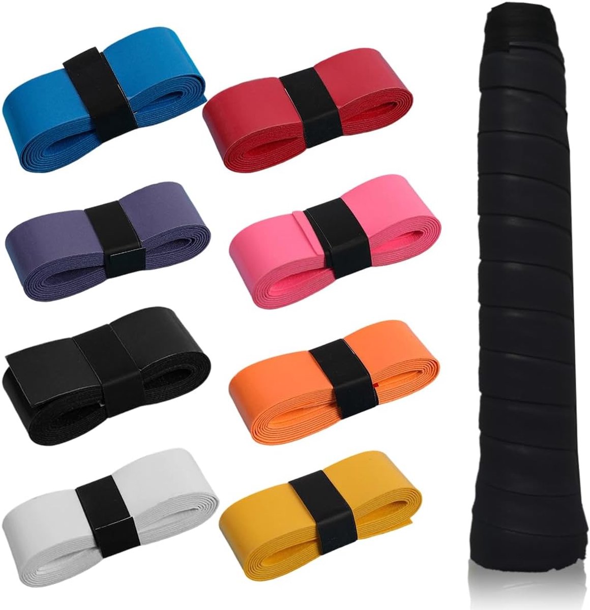 Tennis gripset 8 stuks - non-slip - perforaties voor ademend vermogen - perfecte grip voor elke wedstrijd - ShopVlot