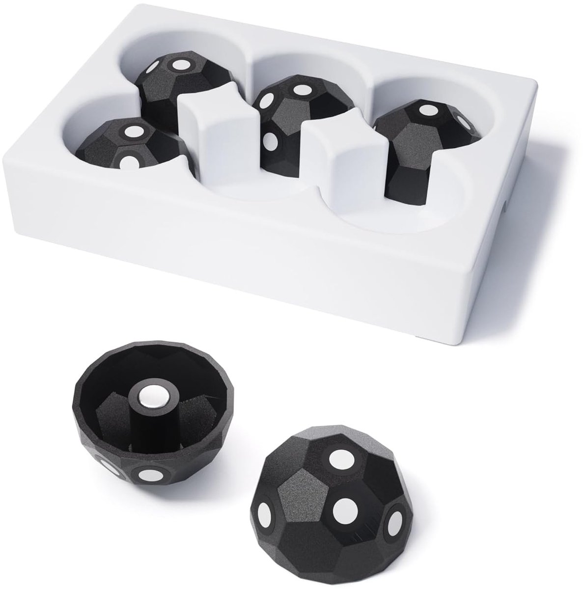 3D scanning markers 6 stuks - magnetische dome markers - verbeterde tracking - voorkomt trackingverlies - ShopVlot