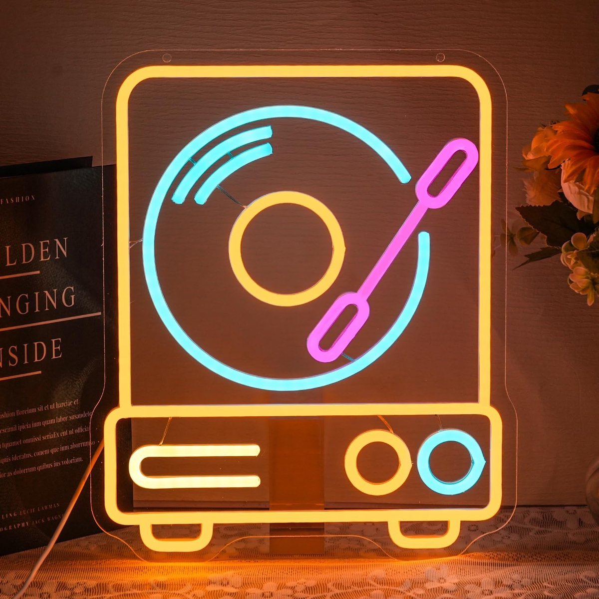 Neon wanddecoratie kleurentafel - sfeervol ontwerp - energieke uitstraling - perfect voor elke ruimte - ShopVlot