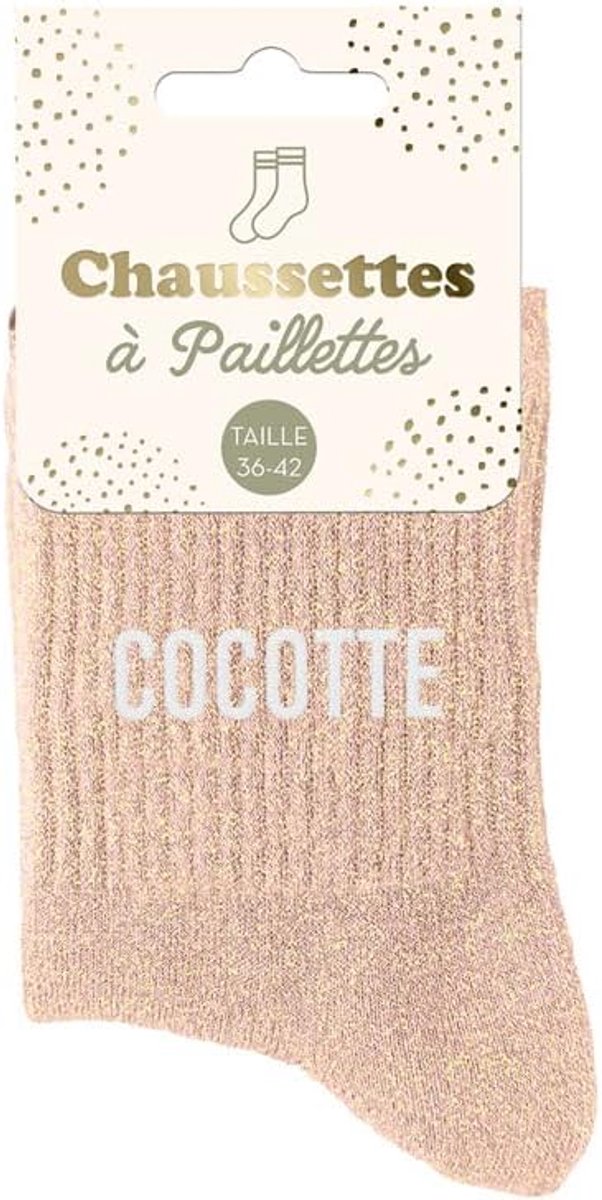 Glittersokken - One Size - Roze - Perfect voor feesten - ShopVlot