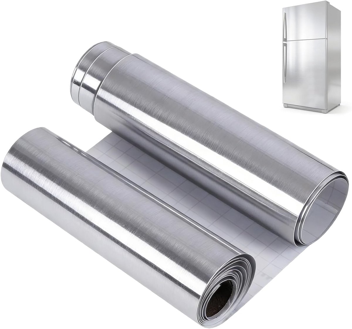 Spiegelfolie 30 cm x 3 m - zilverkleurig - metallic zelfklevend - ideaal voor wanddecoratie - ShopVlot