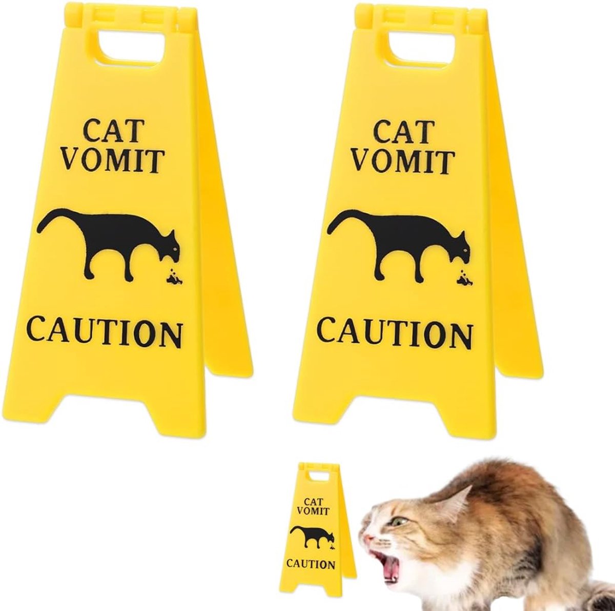2 stuks panneau voor chatten met zangwoorden, 3D-indeling, bureauruimte, voor de amoureux van de chats en de decoratie van de chat